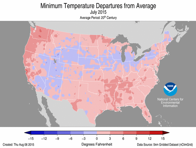 National Temperature Map >> National Climate Report July 2015 July Temperature Maps National Temperature Map >> National Climate Report July 2015 July Temperature Maps