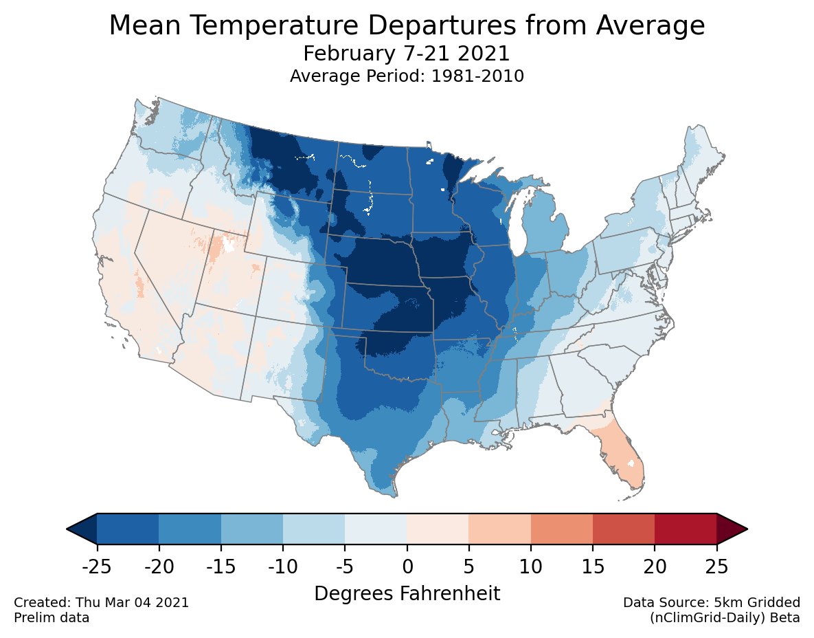 US had its coldest February in more than 30 years, NOAA reports FOX 9
