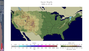 Monthly snowfall image