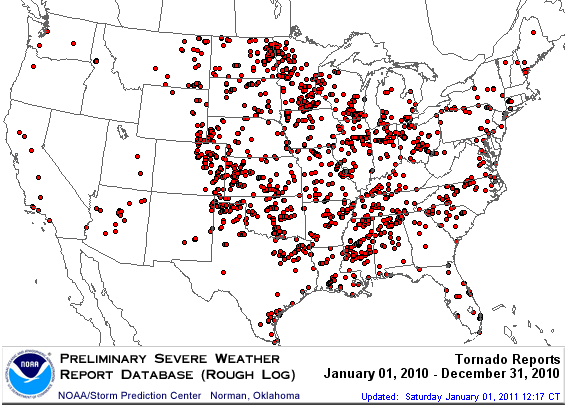November 2010 Tornadoes
