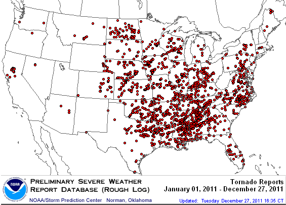 November 2011 Tornadoes