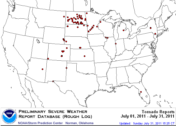 July 2011 Tornadoes