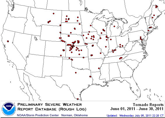 June 2011 Tornadoes