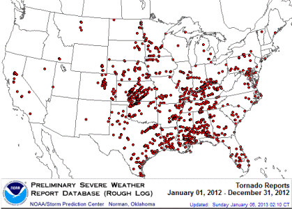 November 2012 Tornadoes