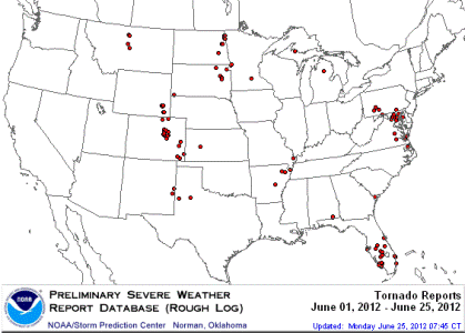 June 2012 Tornadoes