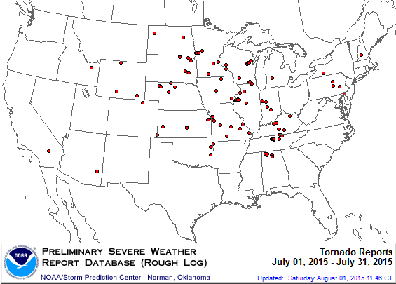 July 2015 Tornadoes