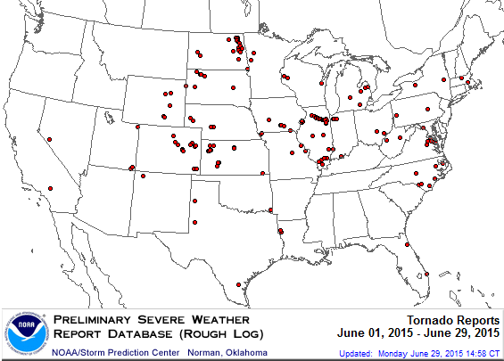 June 2015 Tornadoes