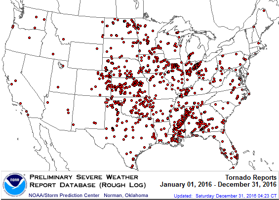 November 2016 Tornadoes