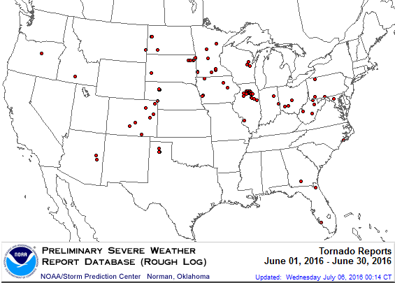 June 2016 Tornadoes