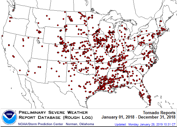 November 2018 Tornadoes