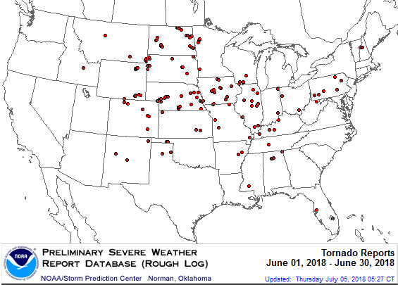 June 2018 Tornadoes
