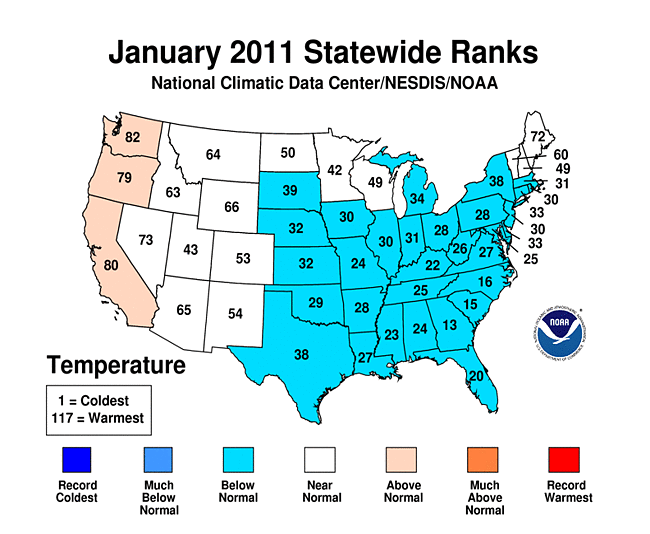 National Climate Report January 2011 State Of The